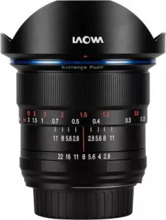 Obiectiv Manual Venus Optics Laowa Zero-D 12mm f/2.8 Negru pentru Nikon Z