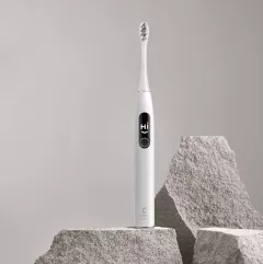 Periuta de dinti Oclean X Pro Elite,Cu un senzor de forță de presiune,
Reîncărcabil,
Gri,Durata de viata a bateriei
180 de minute