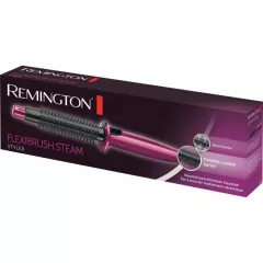 Uscător de păr și ondulator Remington Flexibrush Steam CB4N, 22W,22 mm,
Roz