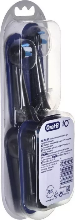 Oral-B Braun Oral-B iO Ultimate Cleansing Set de 6, capete de perie (negru)