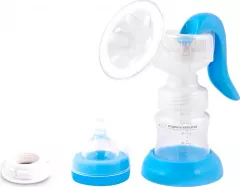 Pachet promo:                                                            Pompa de san manuala Bebe foarte silentioasa si confortabila, include sticla de 150 ml, BPA free +                                             Termometru pentru copii tip suzeta
