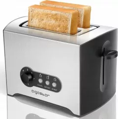 Pâine de pâine 900W 2 felii scurte Pâine de pâine din oțel inoxidabil VDE/Mini Sunshine