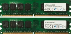 Memorie RAM V7, V7K64004GBD, 2X2GB, KIT, DDR2, 800 MHZ, CL6