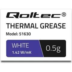 Pasta termoconductiva Qoltec 1,42 W / mK , 0,5g, alb