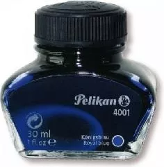 Cerneala Pelikan 4001, in calimara, 30 ml, albastru royal