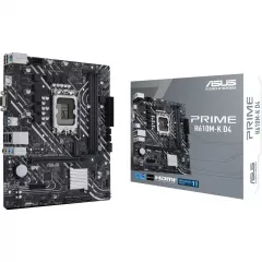 Placa de baza Asus  PRIME H610M-K D4, Micro ATX , Intel H610, Socket 1700, DDR4, 2 sloturi