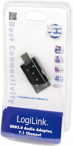 Placa de sunet LogiLink UA0078, 7.1, USB