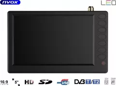 Player portabil Nvox TV 5'' USB SD PVR DVB-T2 12V 230V