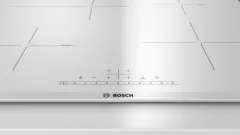 Plita incorporabila Bosch PIF672FB1E, vitroceramica cu inductie, 4 zone de gatit, Touch control, 60 cm, Alb