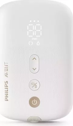 Pompa de san electrica Philips Avent Premium Plus SCF392/11, marime universala, baterie reincarcabila, 16 niveluri extractie, 8 niveluri stimulare, perna de masaj