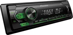 Radio MP3 auto Pioneer MVH-S120UBG, 1DIN, 4x50W, USB, compatibil cu dispozitive Android, taste Verde, display Alb