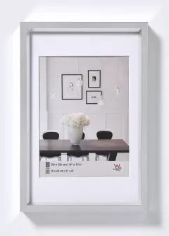 15x20 Photo Frame Style Silver Steel (ES030S)