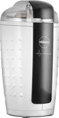 Rasnita electrica de cafea Eldom, MK60 Dott, 150 / 180 W, 80 g, Alb/Negru
