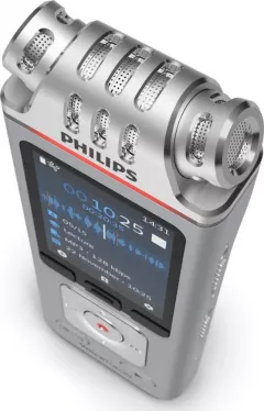 Reportofon Philips DVT4110, 8GB, Argintiu / Crom