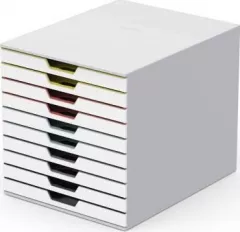 REZISTENT Schubladenbox varicolor 10Fächer MIX mehrfbg