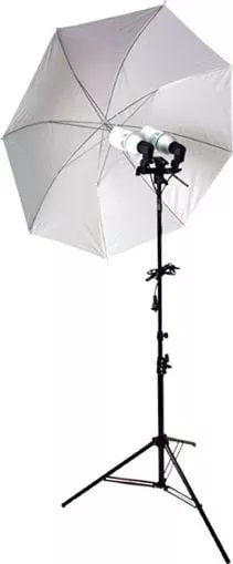 Set iluminat de studio Massa, trepied, 2x becuri 2x325W 5500k, umbrele de studio
