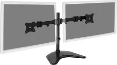 Suport monitor/TV dual, montare birou, standalone, 15&quot;-27&quot;, Digitus