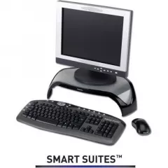 Suport pentru monitor Fellowes LCD / TFT - Smart Suites, Argintiu/Negru
