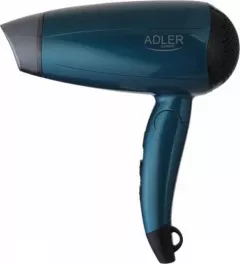 Uscător de păr turistic Adler AD 2263,1800W,2 grade,Albastru,Fara ionizare