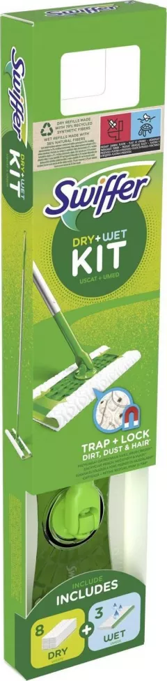 Kit Swiffer Mop Dry + Wet
