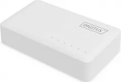 Switch Digitus Switch negestionat DIGITUS 5 porturi Gigabit Ethernet 10/100/1000Mbps alb