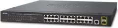 Switch PLANET GS-4210-24T2S 24-Port Layer 2 Managed Gigabit Ethernet Switch W/2 SFP Interfaces