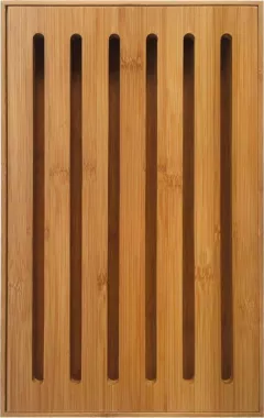 Tabla de tocat KingHoff cu tava firimituri bambus 38x23,5cm