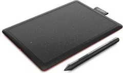 Tableta grafica Wacom One Small, Negru/Rosu