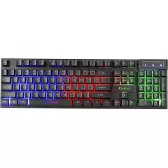 Tastatura gaming Marvo K605, cu cablu, iluminata RGB, negru, CZ layout