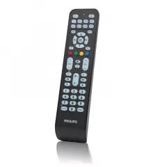 Telecomanda universala Philips SRP2018/10, TV, TV2, Blu-ray, CBL, SAT, STR, VCR, Aux, neagra