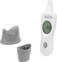Termometru pentru ureche cu infrarosu AEG FT 4925, Ecran LCD, Masurare in infrarosu, 32 &deg; C - 42,9 &deg; C, Alb
