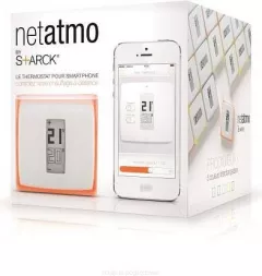 Termostat Smart Netatmo, Control Wi-Fi, Auto-Adapt, Auto-Care, Rapoarte lunare