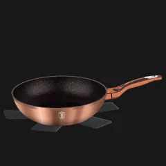 Tigaie marmorata, wok, 28 cm Cooper Metallic Line Berlinger Haus , Premium inductie BH 1512