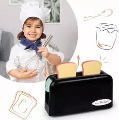 Toaster Smoby Mini prajitor de paine cu toast Tefal Black Smoby