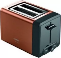 Prajitor de paine Bosch DesignLine TAT4P429, 970W, 2 felii de paine, Cupru