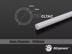 Tub BitsPower Crystal Link 12/10mm, 1000mm, alb (BP-NCCLT12ACWH-L1000)