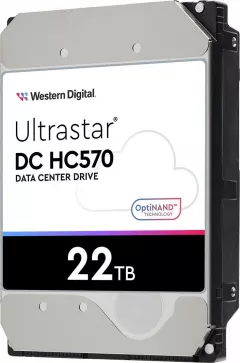 Unitate server WD Western Digital Ultrastar DC HC570 WUH722222AL5204 Unitate server HDD (22 TB; 3,5"; SAS)