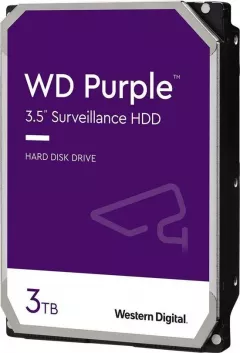 WD HDD|WESTERN DIGITAL|Violet|3TB|SATA|256MB|3.5"|WD33PURZ
