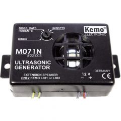 Generator ultrasunete anti-dăunători 30 m² Kemo M071N
