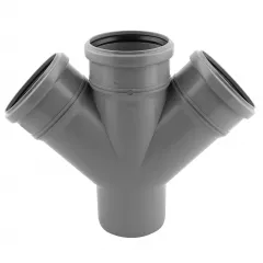 Ramificatie dubla PP D110/110/45*