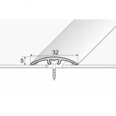A66 Profil de trecere din aluminiu, silicon WENGE  0.93 M
