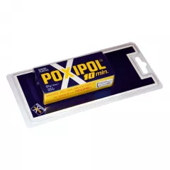 Adeziv bicomponent pentru metal, Poxipol, intarire in 10 minute, ambalare 14 ml