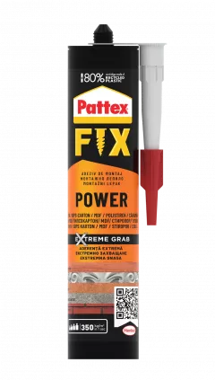 Adezivi & Siliconi - Adeziv de montaj Pattex Fix Extreme Power, alb, 385 g, olint.ro