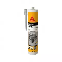 Adeziv monocomponent pentru construcții, special formulat pentru sigilarea și lipirea metalelor Sikaflex 117 Metal Force, ambalare 290 ml, culoare gri