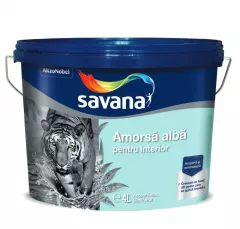 Amorsa Savana, ambalare 4 L, culoare alba