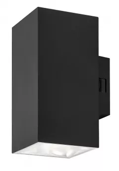 Aplica exterior LED URFA PATRAT NEGRU 18W 77157 Rabalux