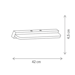 Aplica LED Aquina, putere 9 W, Klausen 146004
