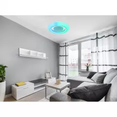 Aplica Led Burro 18W+3W RGB, 41369-18