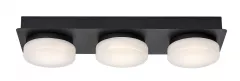 Aplica LED pentru baie Attichus L43, Rabalux 75003, putere 18 W, culoare neagra
