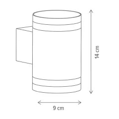 Aplica solara LED, pentru exterior, Sunrise, putere 1.6 W, culoare gri, Klausen KL190002